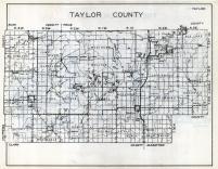Taylor County Map, Wisconsin State Atlas 1933c